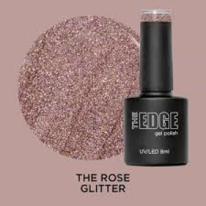 The Edge Gel Polish Rose Glitter 8ml